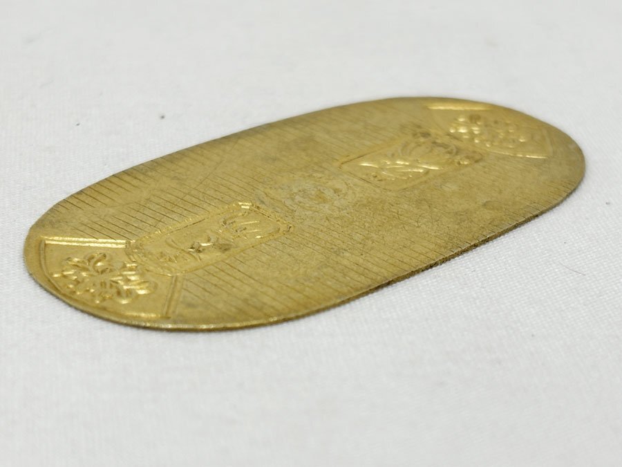 天保小判金 保字小判 裏刻印 谷東 11.1g 日本貨幣商協同組合鑑定書付き