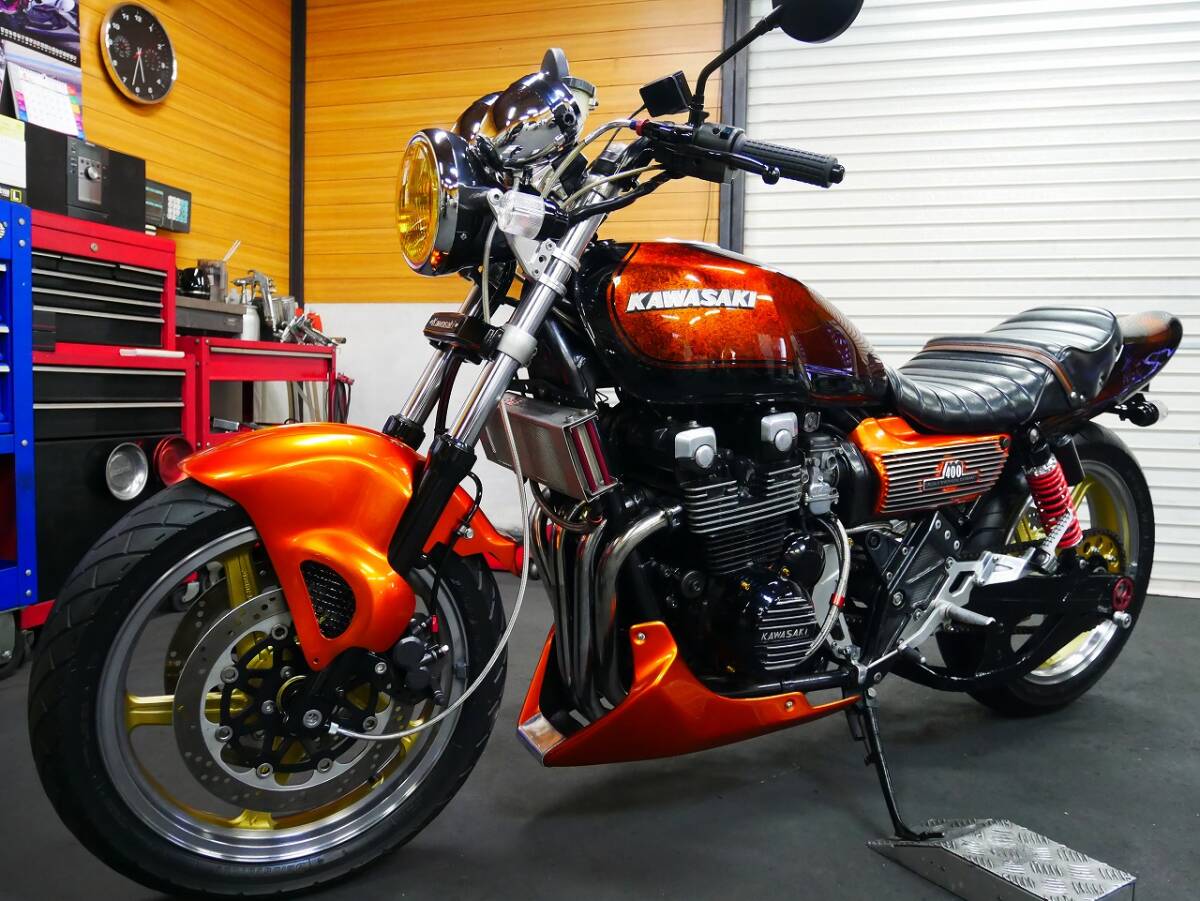 ☆kawasaki ゼファー400 C4 ZR400C-057～ 1992年モデル フルカスタム 