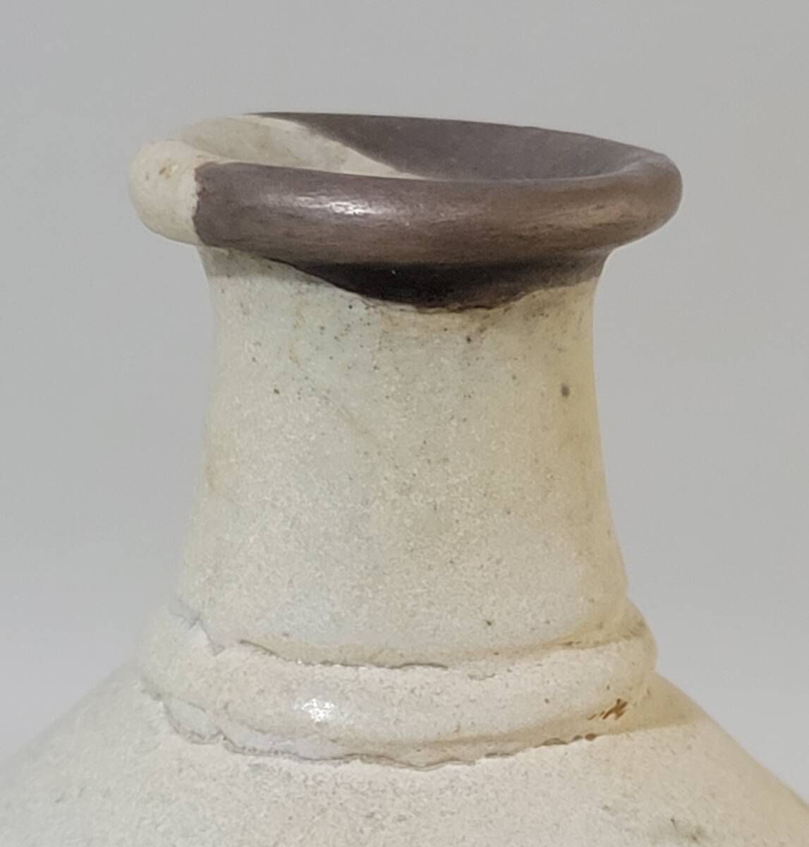 古美術柳 李朝 堅手鉄絵 草花文徳利 酒器 李朝初期 (李朝)｜売買された