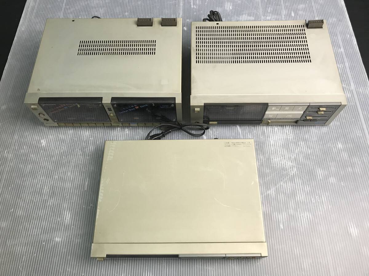湘/Technics/システムコンポ/チューナー/アンプ/Wカセットデッキ/3点