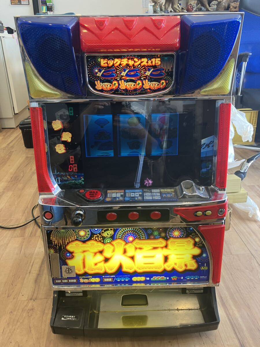 ○西◇ 199 エレコ パチスロ実機 花火百景 ハナビヒャッケイE パチンコ