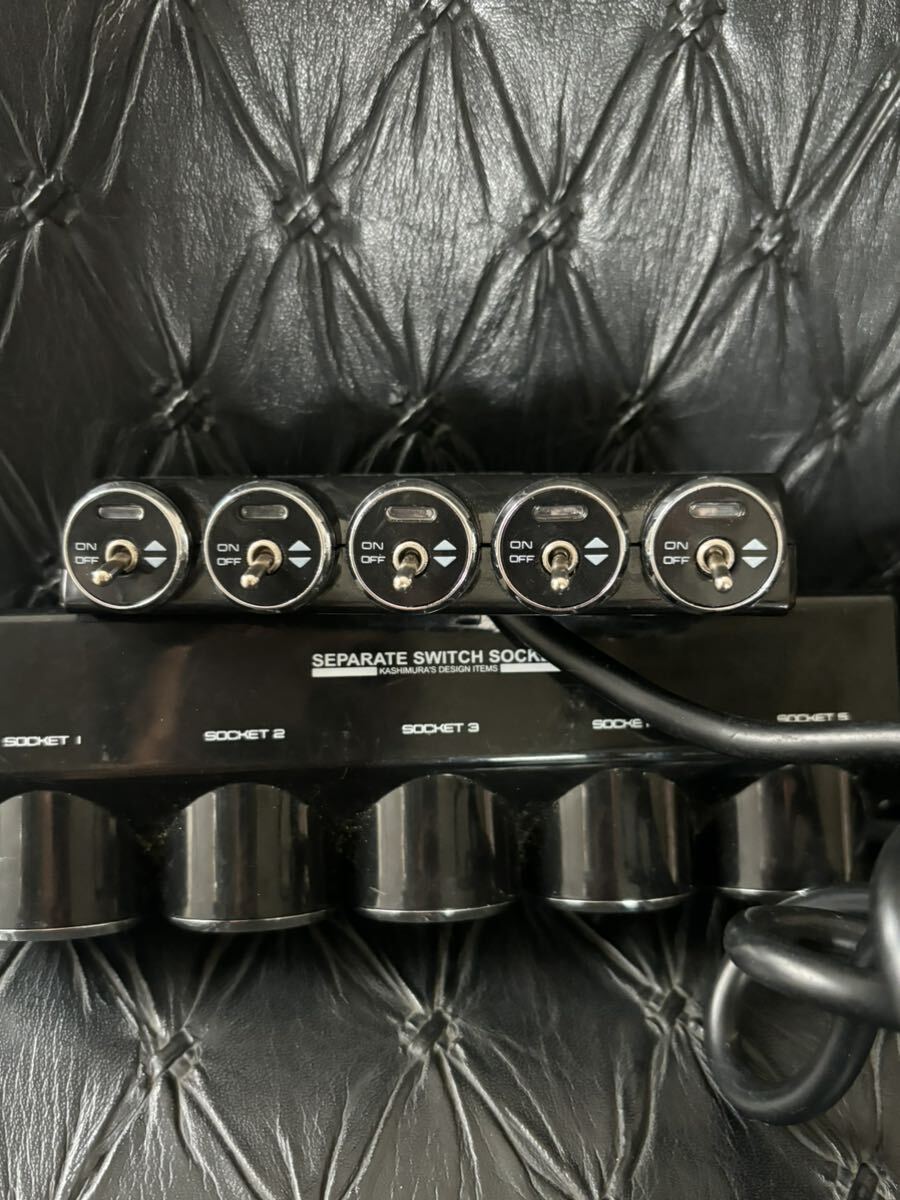 ★分配器 ★セパレートスイッチ★5連ソケット_3