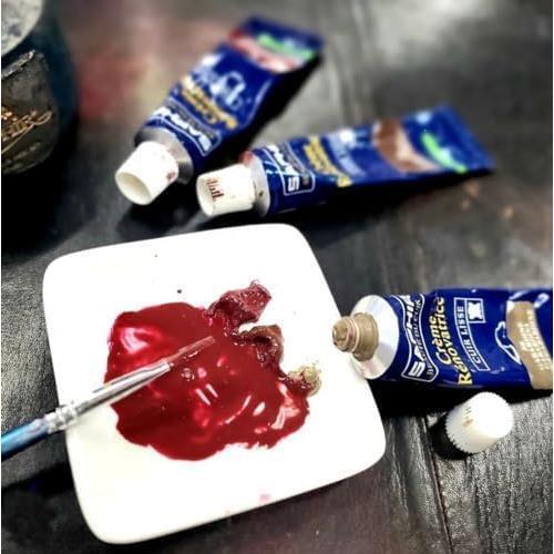 吉兆 ★01ブラック★ [ ブルー] 革製品 合皮のキズかくし レノベイティング カラー 補修 クリーム チューブ 25ml 靴 バッグ_3