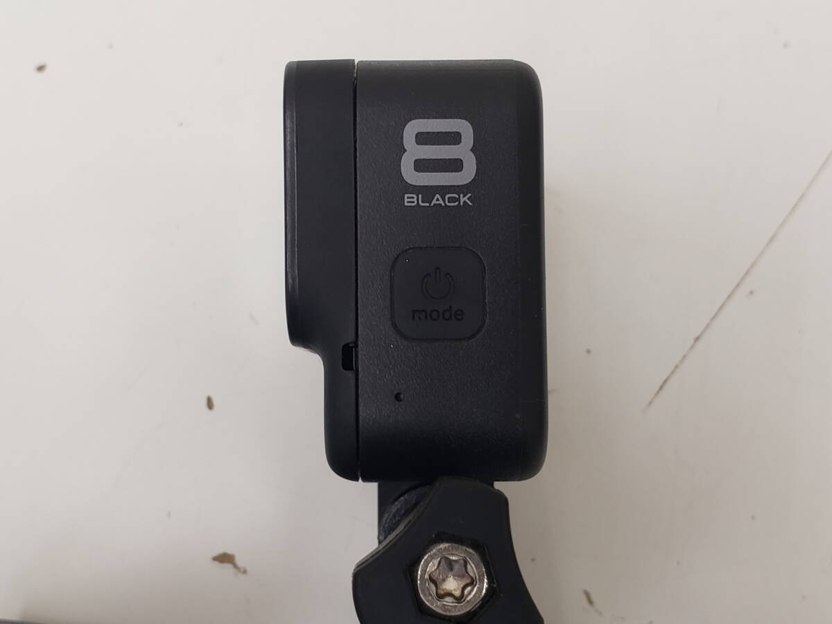 GoPro 8 ゴープロ8 稼働品 中古 本体 クリップ 現状品 激安1円 