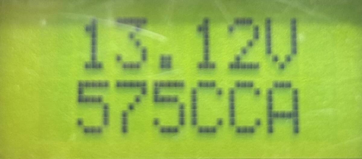 欧州車用 バッテリー PLATINUM LN2 /56219 62Ah 580A 中古品 測定値575CCA ヨーロッパ規格_4