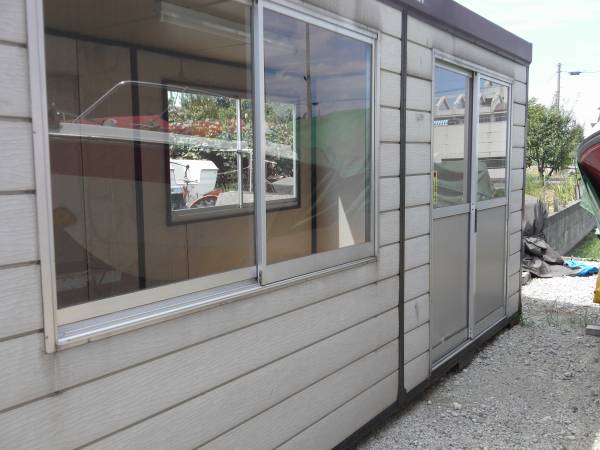 中古プレハブ 簡易ハウス 倉庫 事務所 日成サンユニット(簡易住居 
