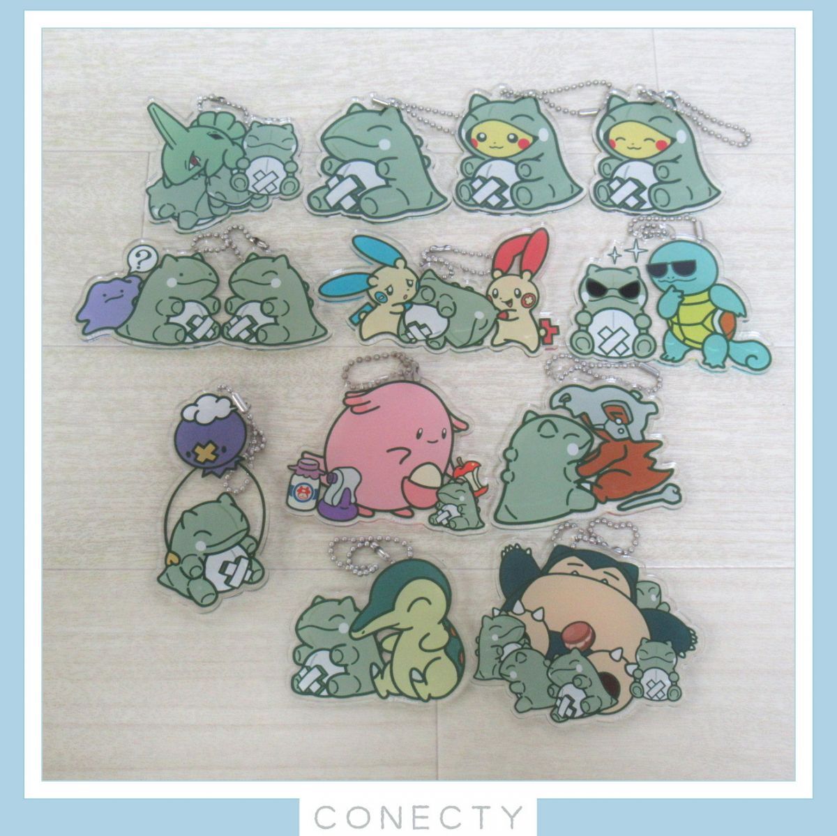 ポケモンセンター ポケパルレのみがわり アクリルチャーム 12点セット