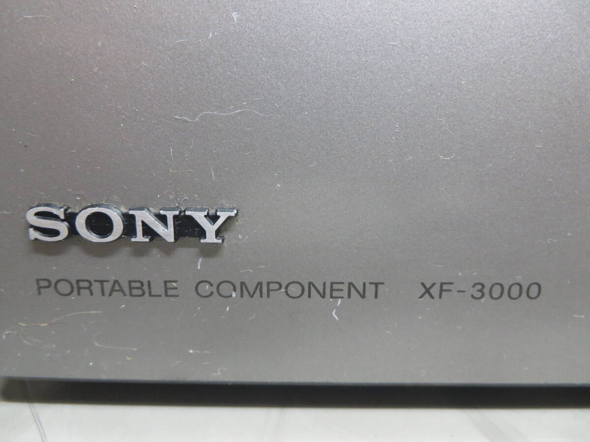 旧車に　レトロ　SONY　XF-3000　JUNK SONY XF-3000 MEDIA PORTABLE 中古ジャンク 40年もの