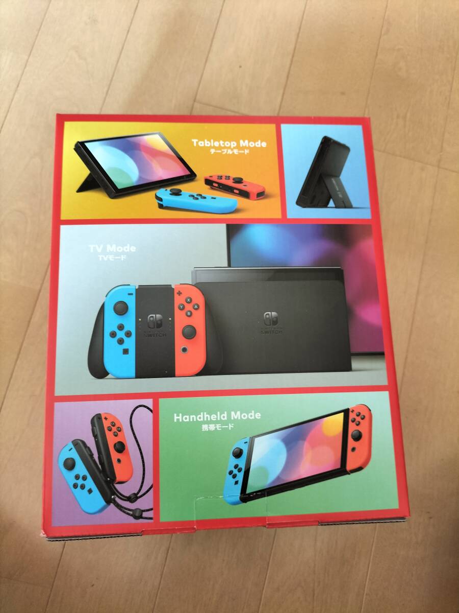 ☆新品未開封☆Nintendo Switch 有機ELモデル ネオンブルー ネオンレッド☆_5