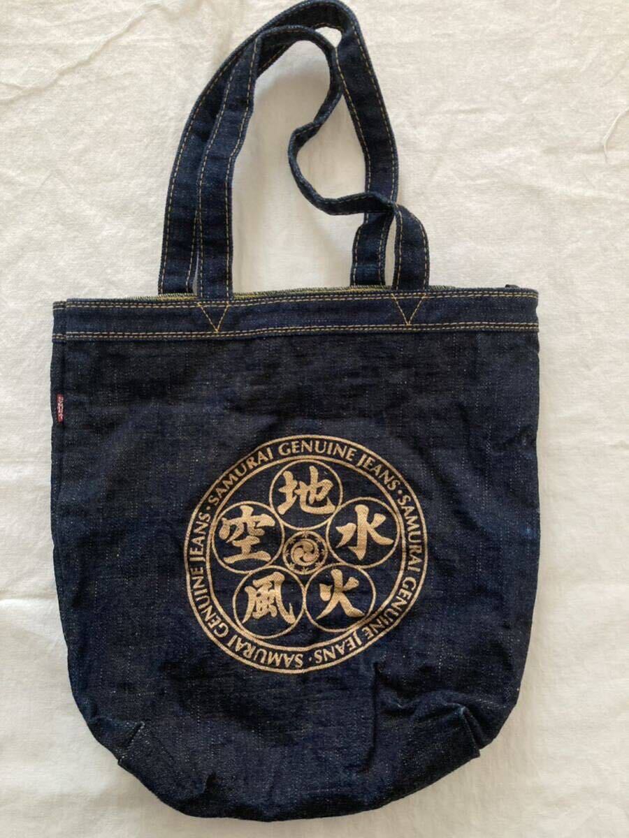 新品同様 SAMURAI JEANS ヘビーオンスデニムトートバッグ 新品同様 SAMURAI JEANS ヘビーオンスデニムトートバッグ SAMURAI