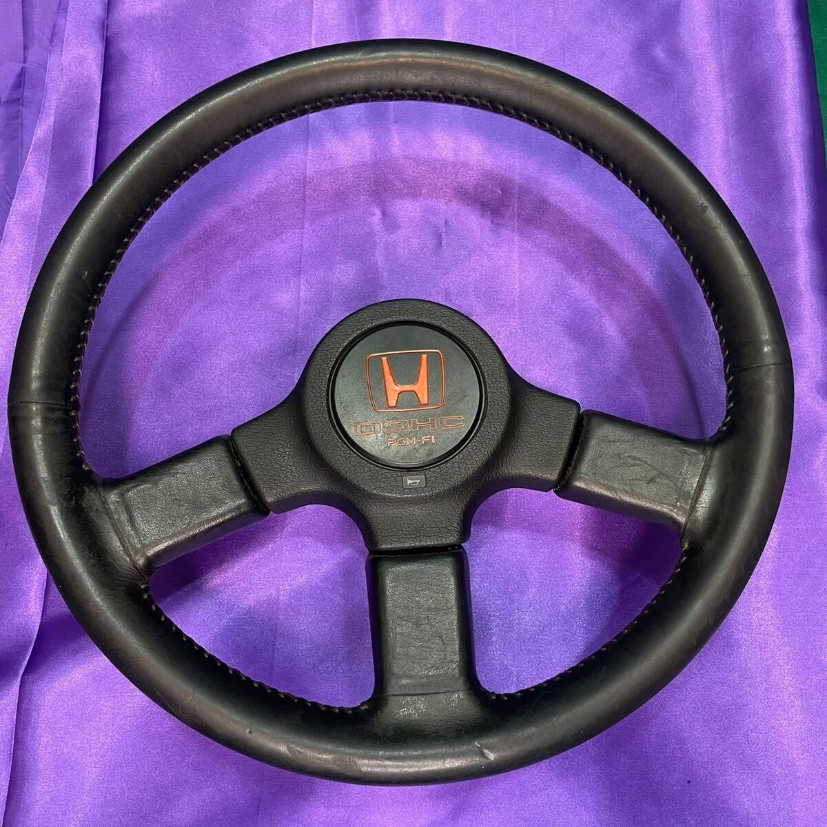 超希少品 HONDA DOHC PGM-F1 ワンダー シビック ステアリング ハンドル
