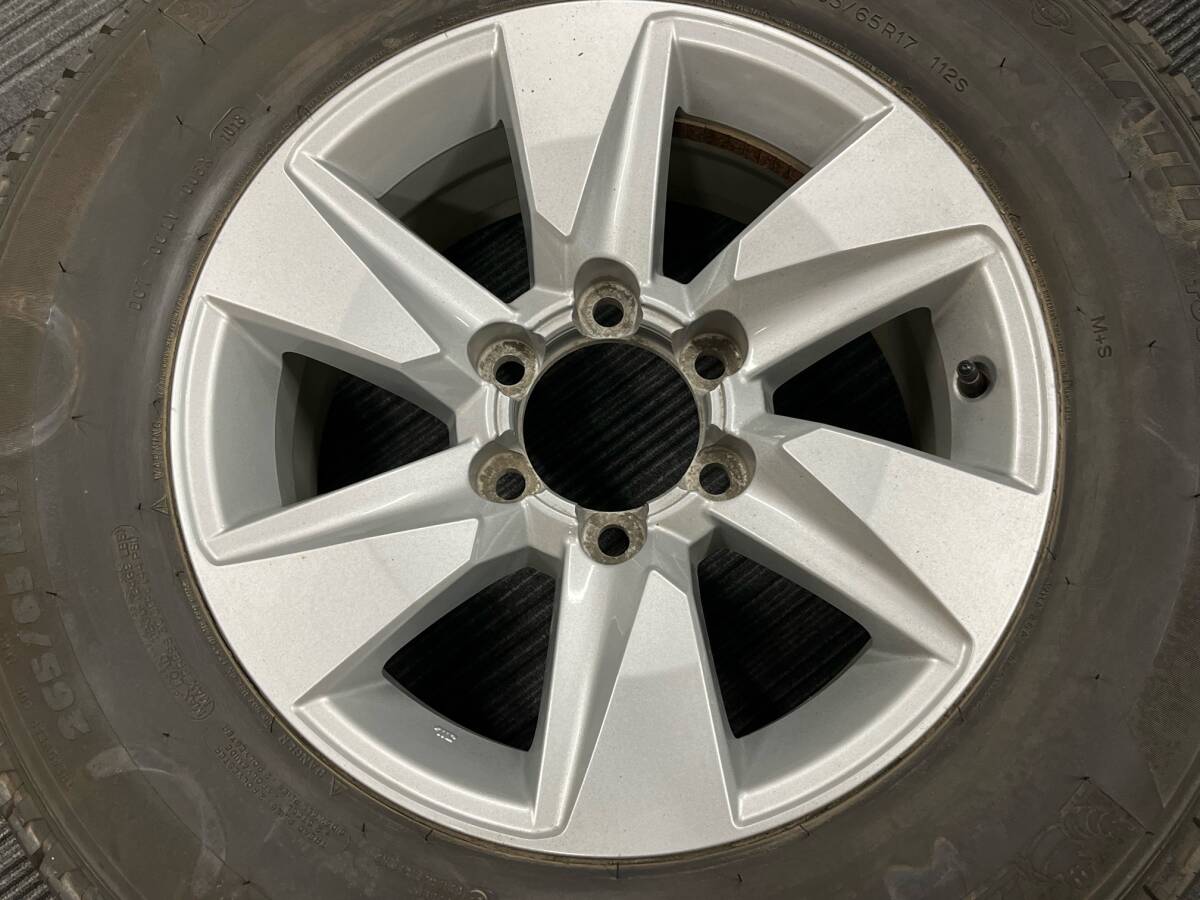 プラド150後期 純正スペアタイヤ 17インチ TOYOTA トヨタ 150系 後期 プラド 純正 ホイール スペア タイヤ 265