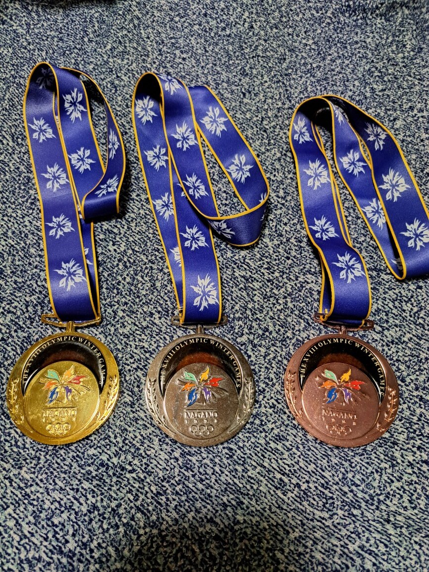 激レア 超貴重品】長野オリンピック NAGANO 1998 金銀銅メダル 3点揃い