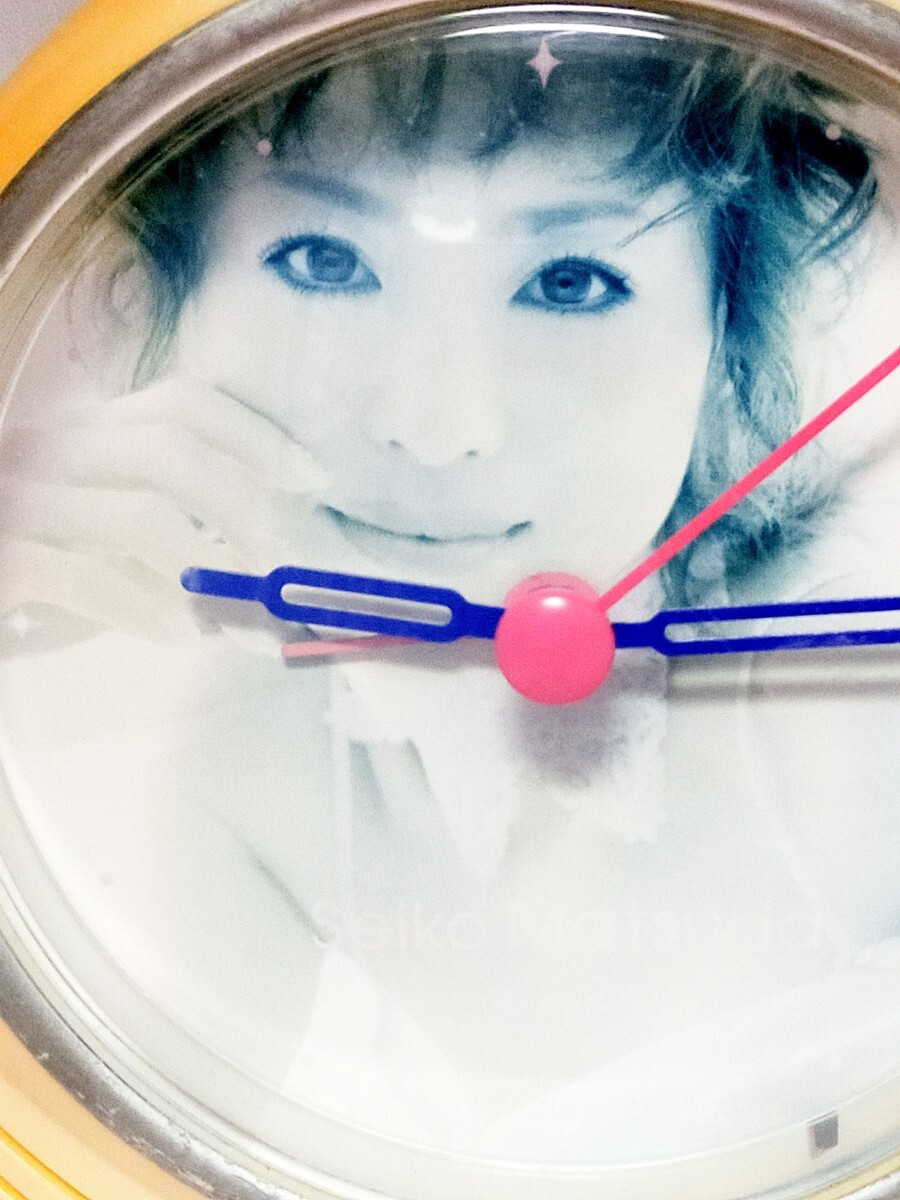 ジャンク】松田聖子 目覚まし時計 sacd SEIKO グッズ lolli pop 時計
