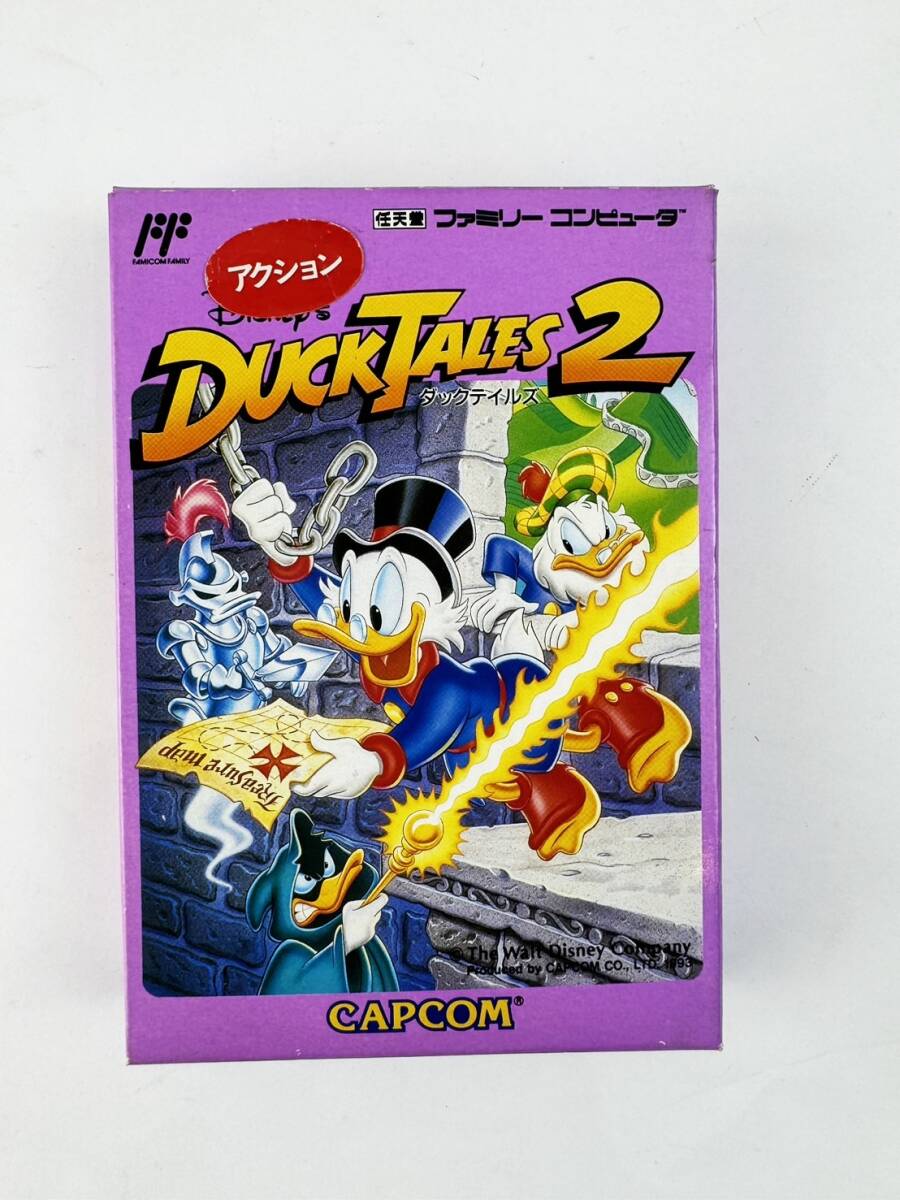 当時物 ファミコンソフト DUCKTALES2 ダックテイルズ2 箱 説明書