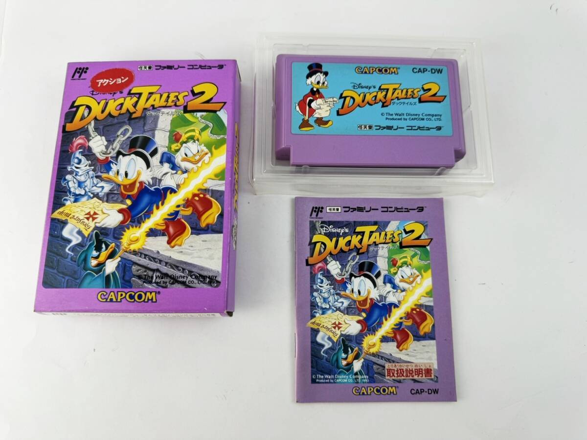 当時物 ファミコンソフト DUCKTALES2 ダックテイルズ2 箱 説明書