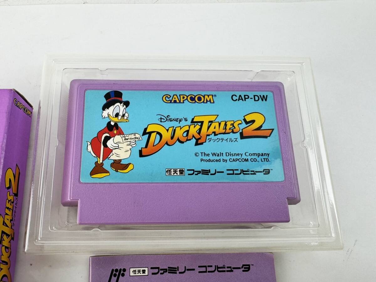 当時物 ファミコンソフト DUCKTALES2 ダックテイルズ2 箱 説明書