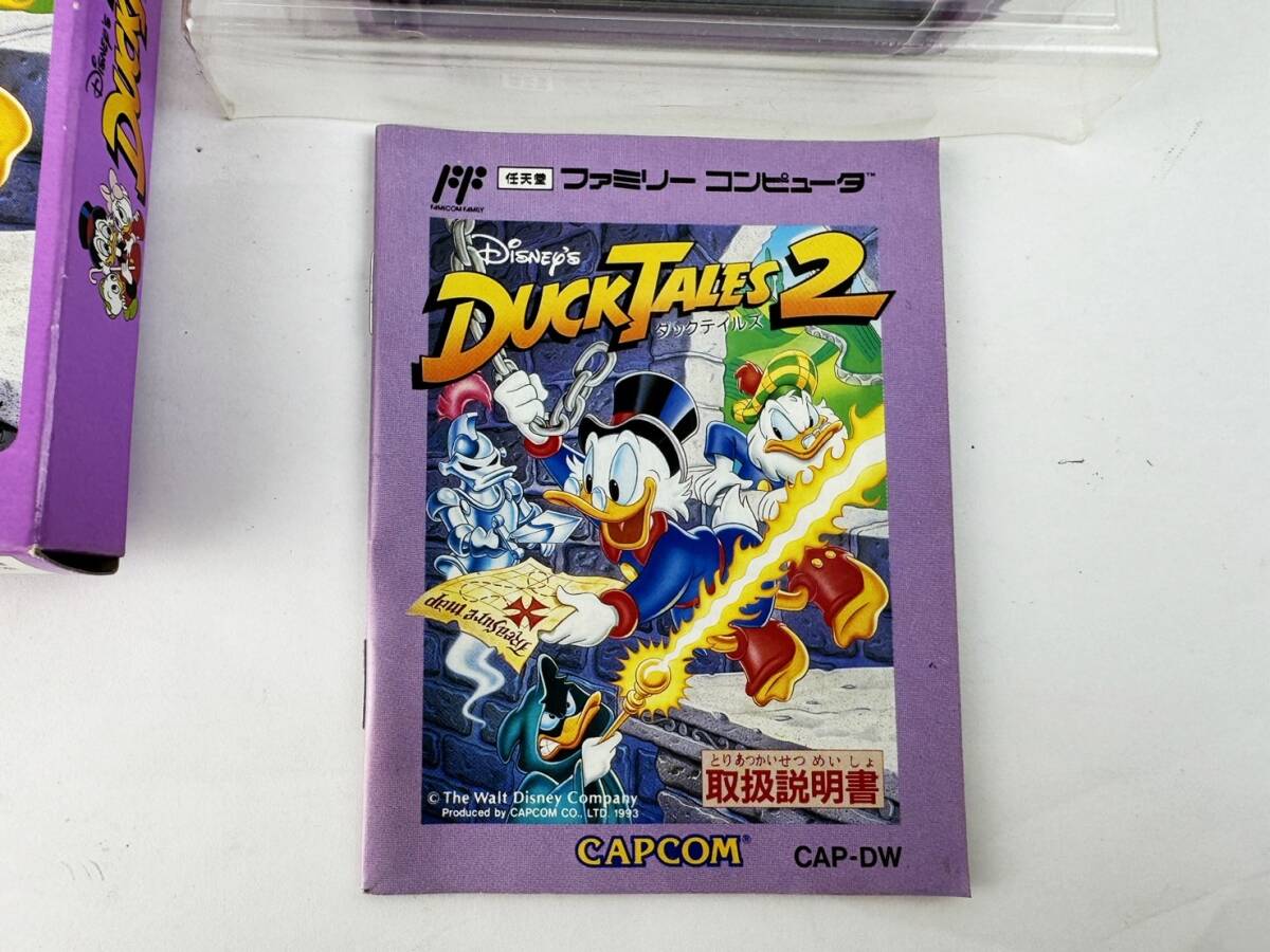 当時物 ファミコンソフト DUCKTALES2 ダックテイルズ2 箱 説明書