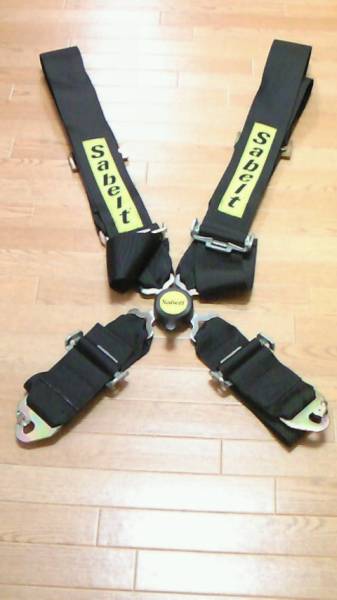 サベルト4点式ハーネス3インチ　美品　SABELT　FDで使用_1