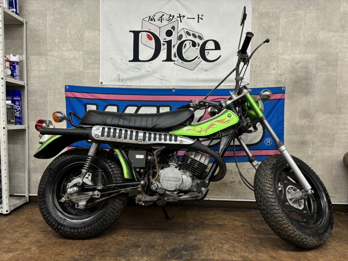 ☆絶版車両！ スズキ バンバン125 RV125 実働車 書類有り 近場での走行