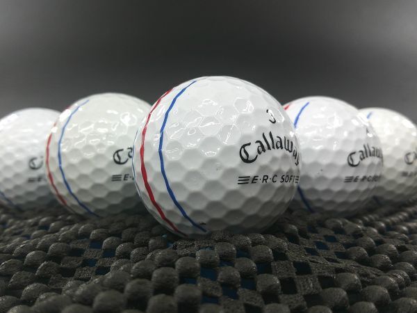 [G3M-13C] Callaway ERC SOFT Triple Track 2021年モデル ホワイト 24球 キャロウェイ トリプルトラック ロストボール_1
