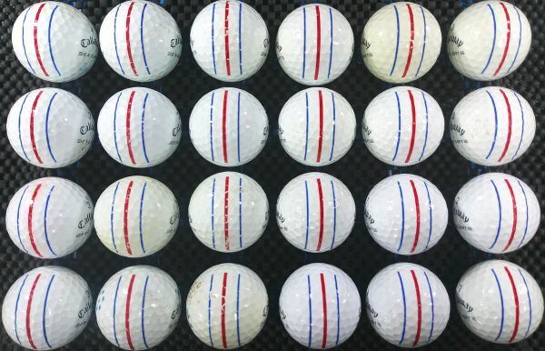 [G3M-13C] Callaway ERC SOFT Triple Track 2021年モデル ホワイト 24球 キャロウェイ トリプルトラック ロストボール_4