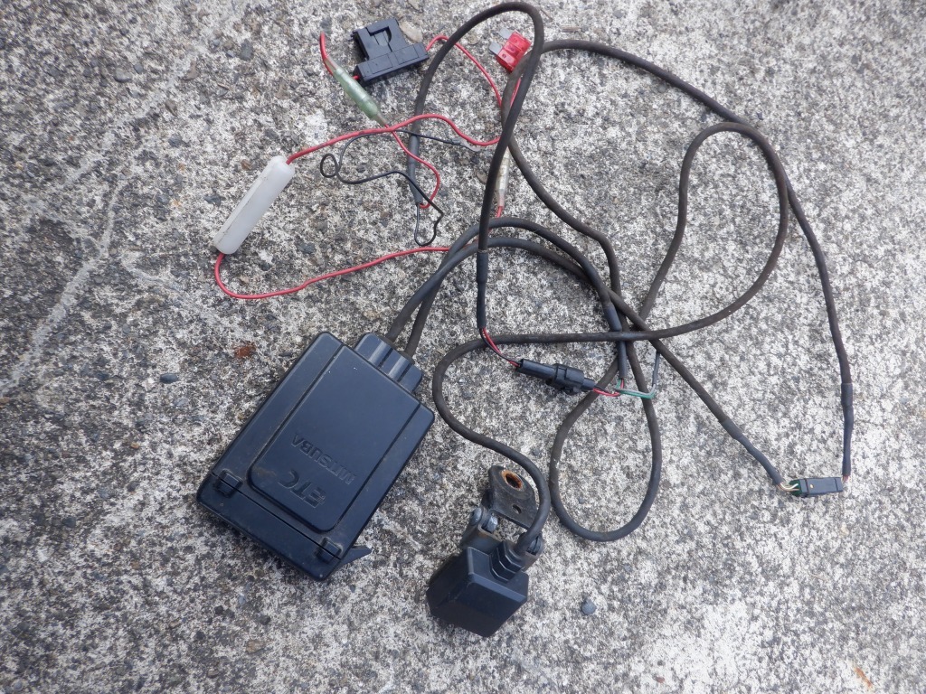 バイク ETC バイク用 ミツバ MSC-BE61 アンテナ別体 動作確認済み
