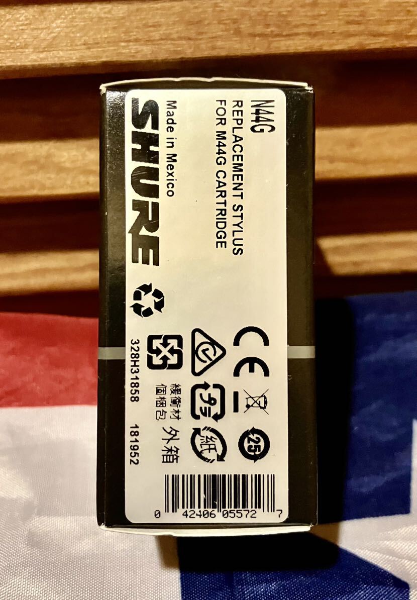 SHURE N44G レコード針 新品未開封 国内正規品 made in Mexico 入手