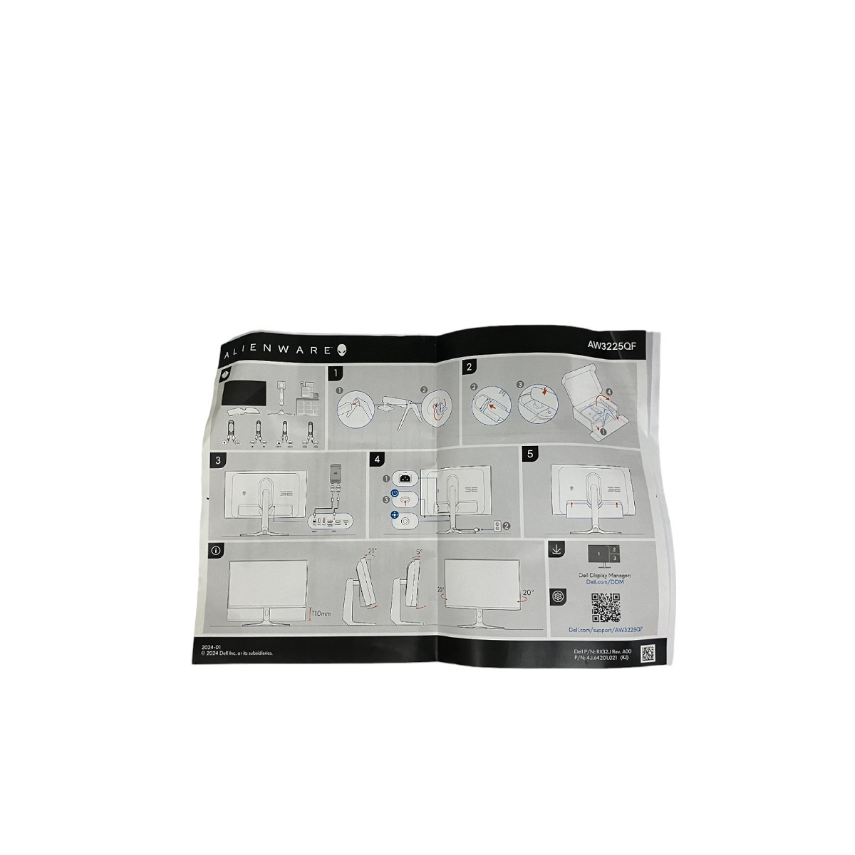 【引取限定】 DELL ALIENWARE AW3225QF SB-C対応 2024年 ゲーミングモニター 31.6型 エイリアンウェア デル 中古 直 B9291329_9