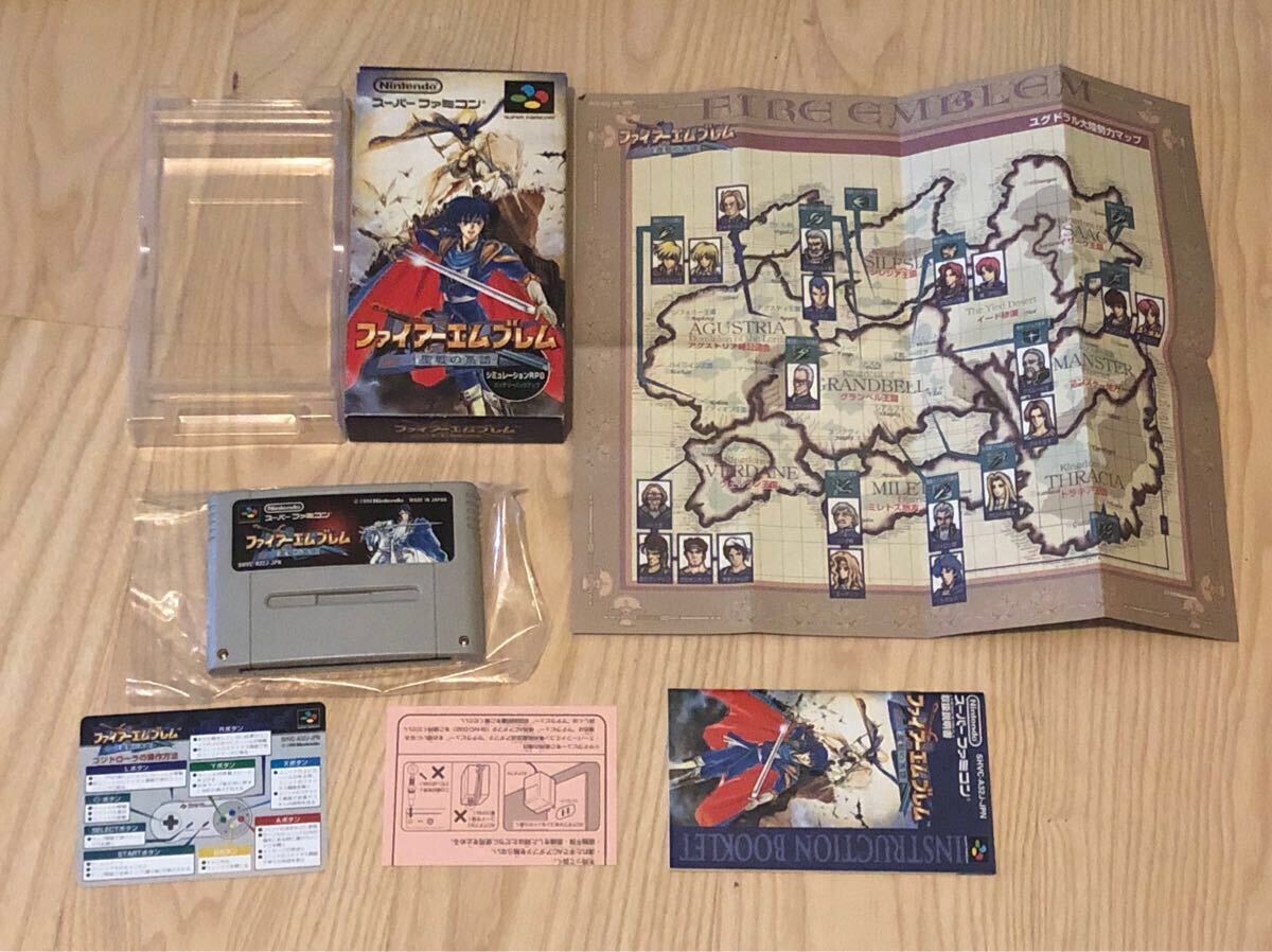 【動作品】スーパーファミコン　ソフト「ファイアーエムブレム 聖戦の系譜」SFC_1