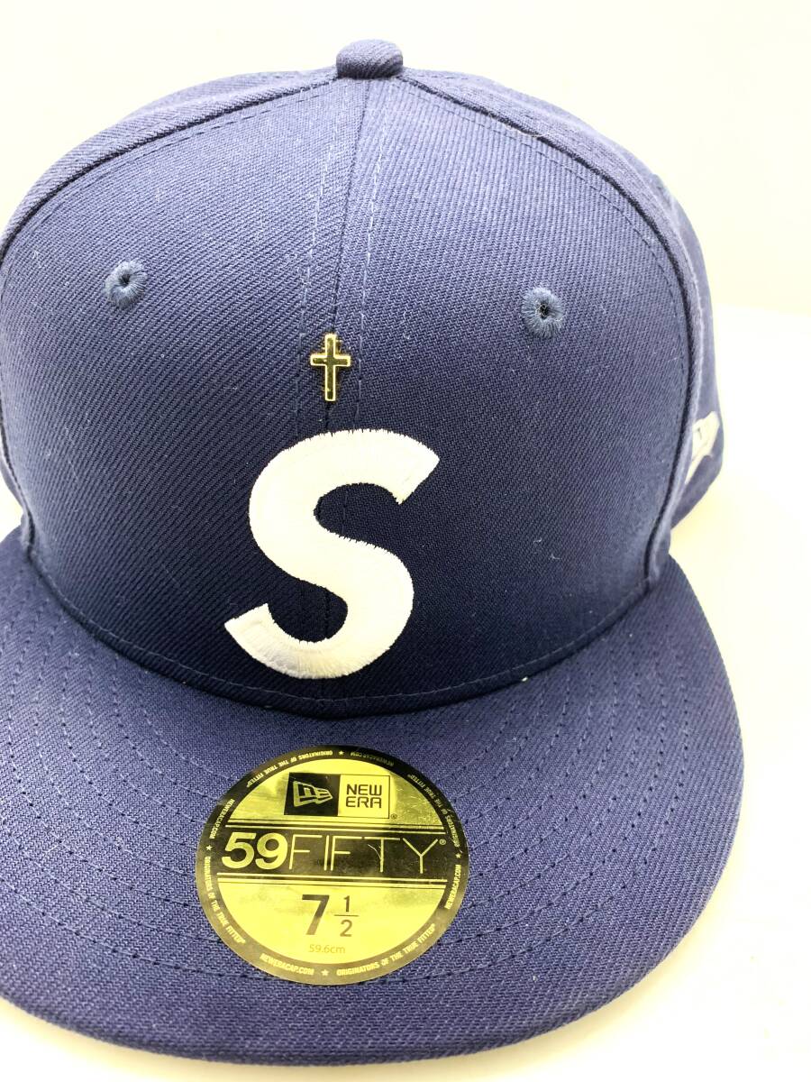 Supreme シュプリーム 2024SS Gold Cross S Logo New Era Cap