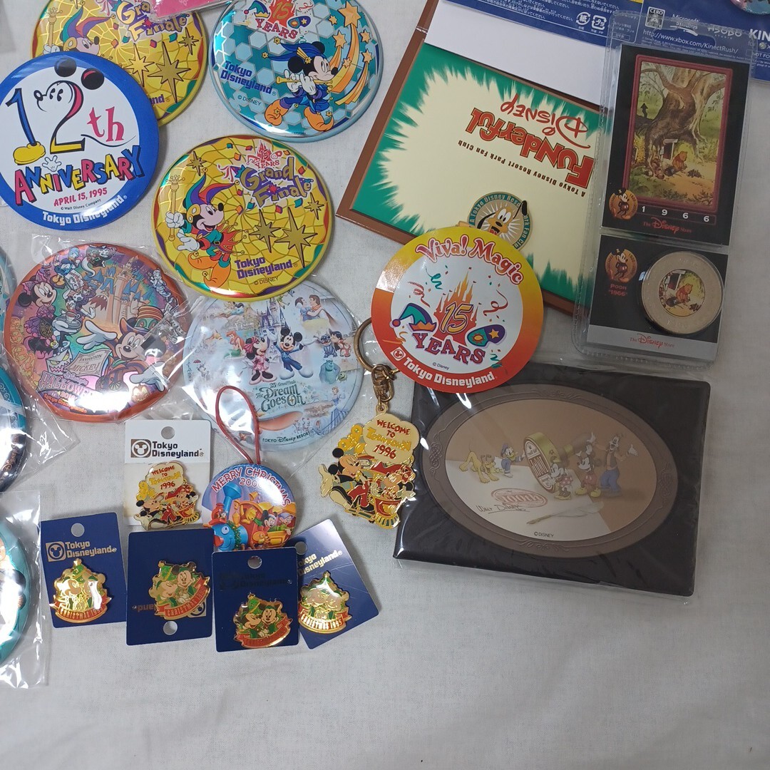 ディズニー　缶バッジ キーホルダー レトロ_5