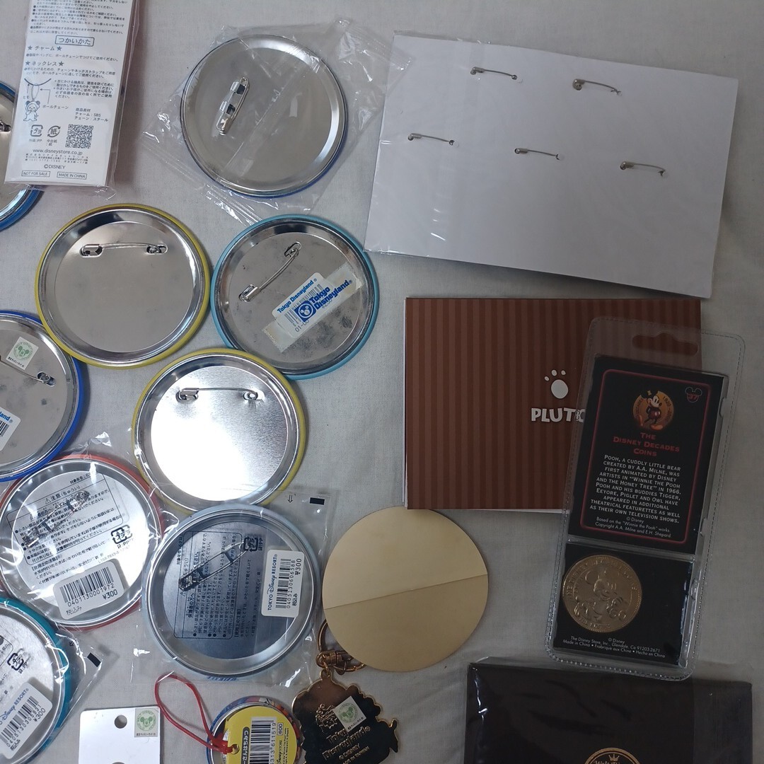 ディズニー　缶バッジ キーホルダー レトロ_8
