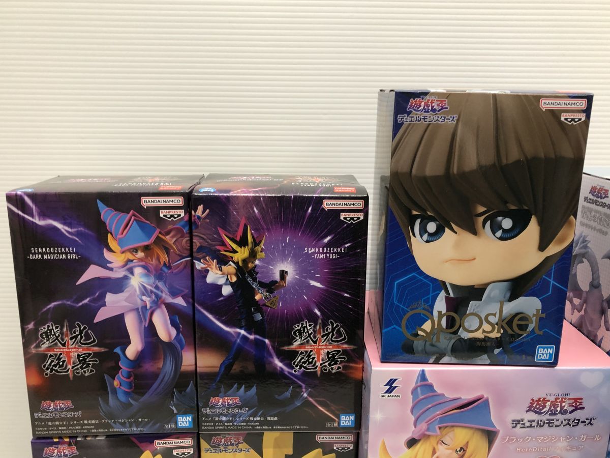 N268-241017-56 遊戯王 プライズフィギュア 8体セット 遊戯/海馬