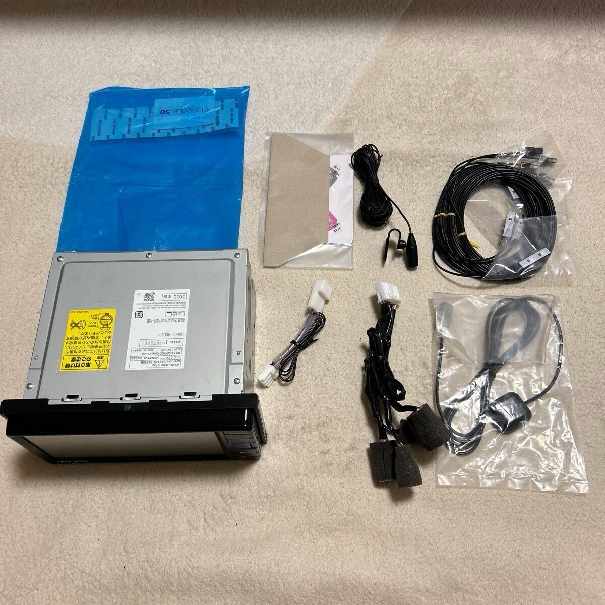 NMZK-W73D 2024年春最新地図 未使用アンテナ付 トヨタ純正メモリーナビ 