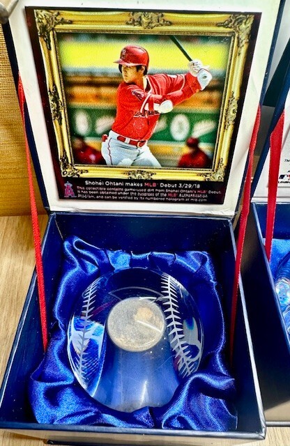 大谷翔平MLBデビュー＆50/50達成記念クリスタルボール当日球場砂激レア