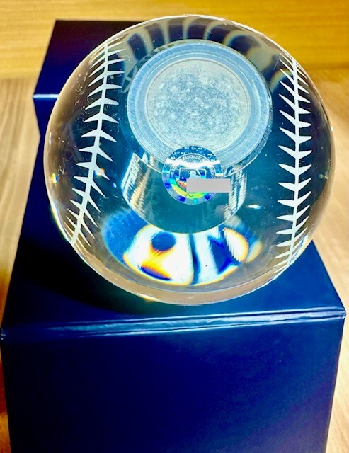 大谷翔平MLBデビュー＆50/50達成記念クリスタルボール当日球場砂激レア
