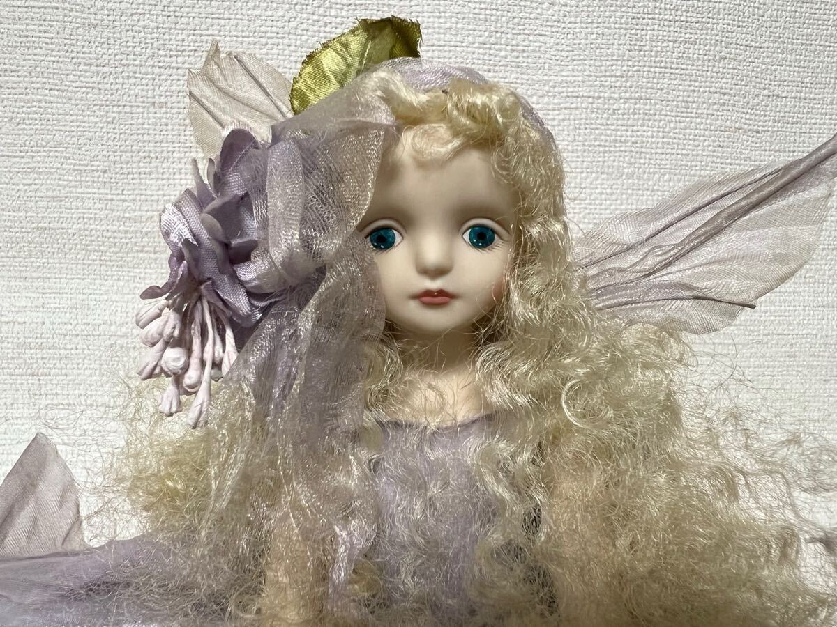 MarikoWakatsuki若月まり子 妖精人形】 パープルエルフィンフローリー