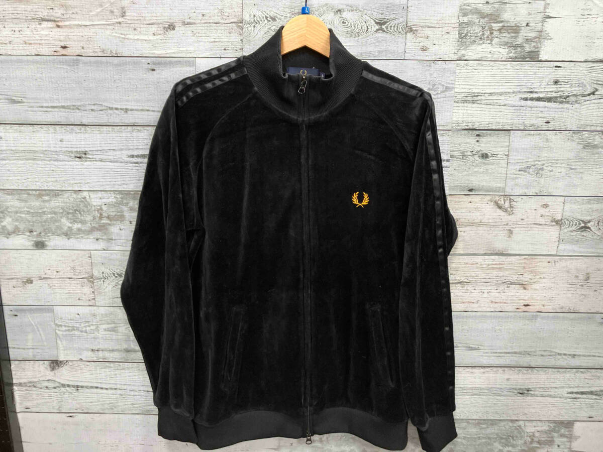FRED PERRY ブラック ジャージ Lサイズ FRED PERRY フレッドペリー メンズ アウター ジャージ ブラック L