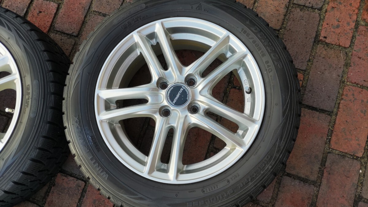 ★中古品★スタッドレスタイヤ・アルミホイール4本セット★195/60R15_3