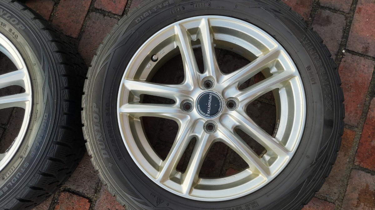 ★中古品★スタッドレスタイヤ・アルミホイール4本セット★195/60R15_5