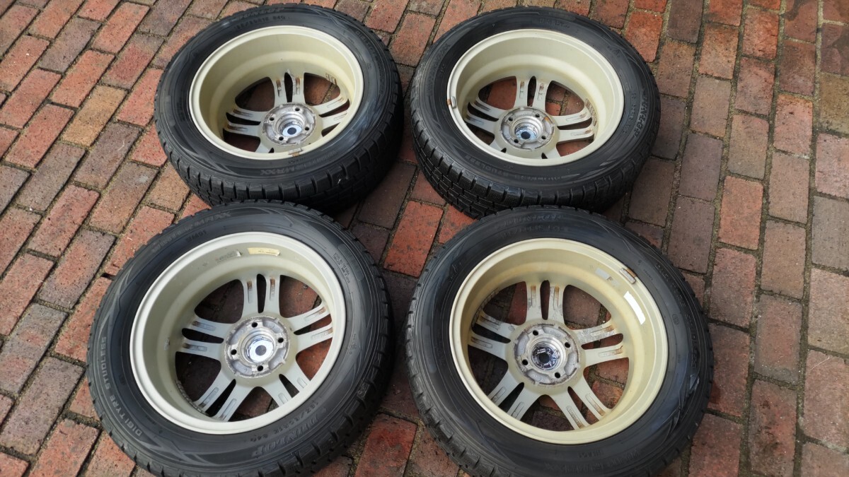 ★中古品★スタッドレスタイヤ・アルミホイール4本セット★195/60R15_6