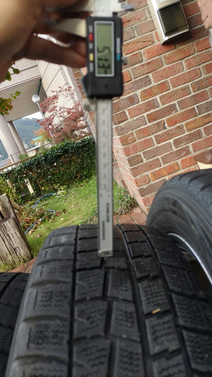 ★中古品★スタッドレスタイヤ・アルミホイール4本セット★195/60R15_9