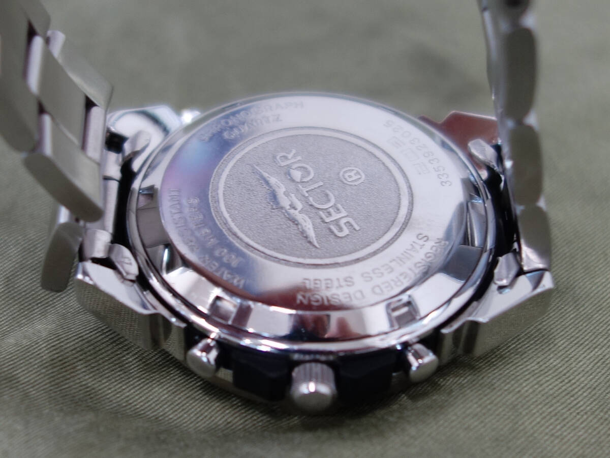 SECTER 203 クロノグラフ　クオーツ　中古良品_3