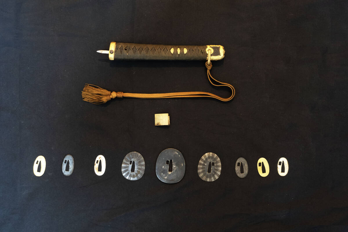 極美品.高級将校所持品.旧日本海軍太刀型軍刀.濃州住宗忠鍛之.鮫研出鞘.八枚切羽.拵刀剣刀装具_7