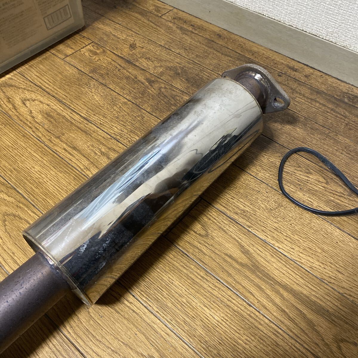 エッセ L235 サムライパワー サイド出し ダイハツ ESSE マフラー 社外 
