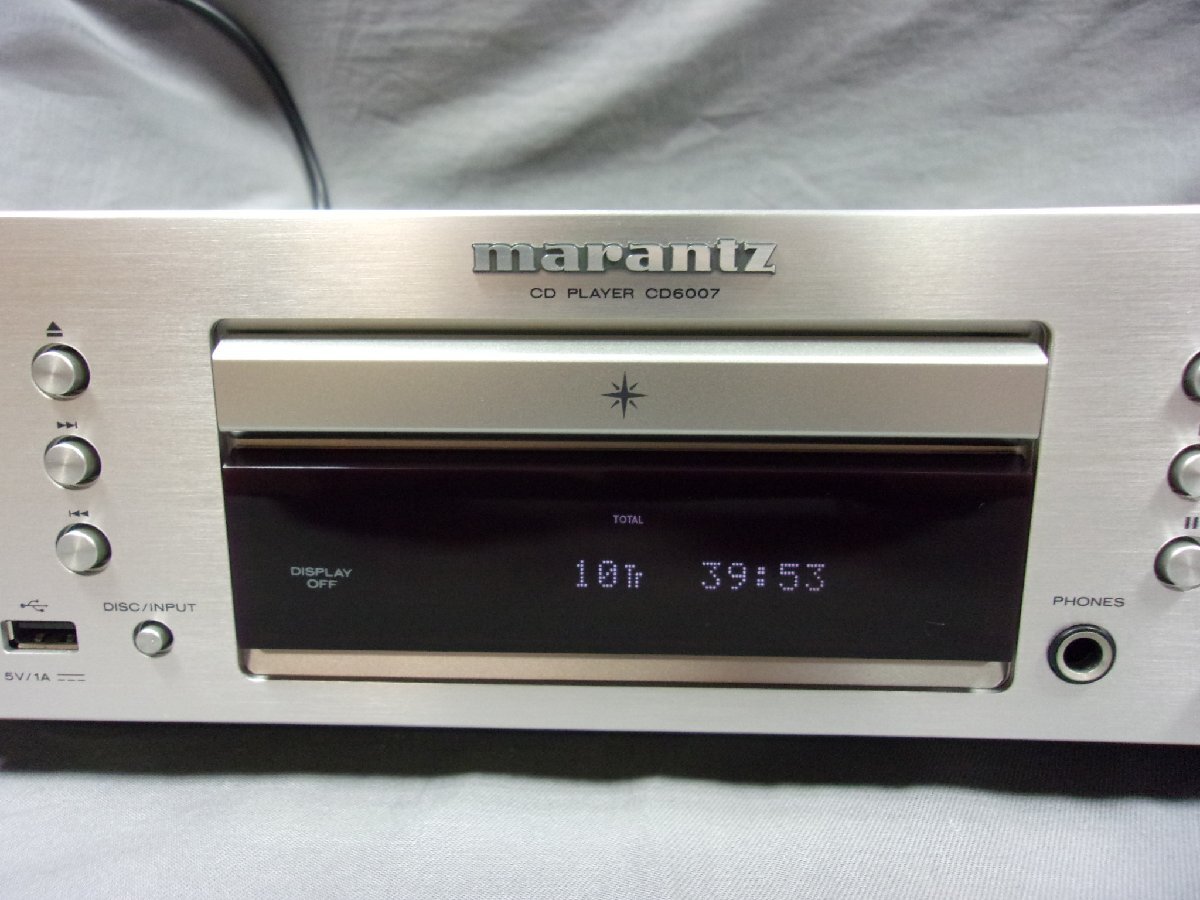 中古品 CDプレーヤー marantz マランツ CD6007 【公式通販】