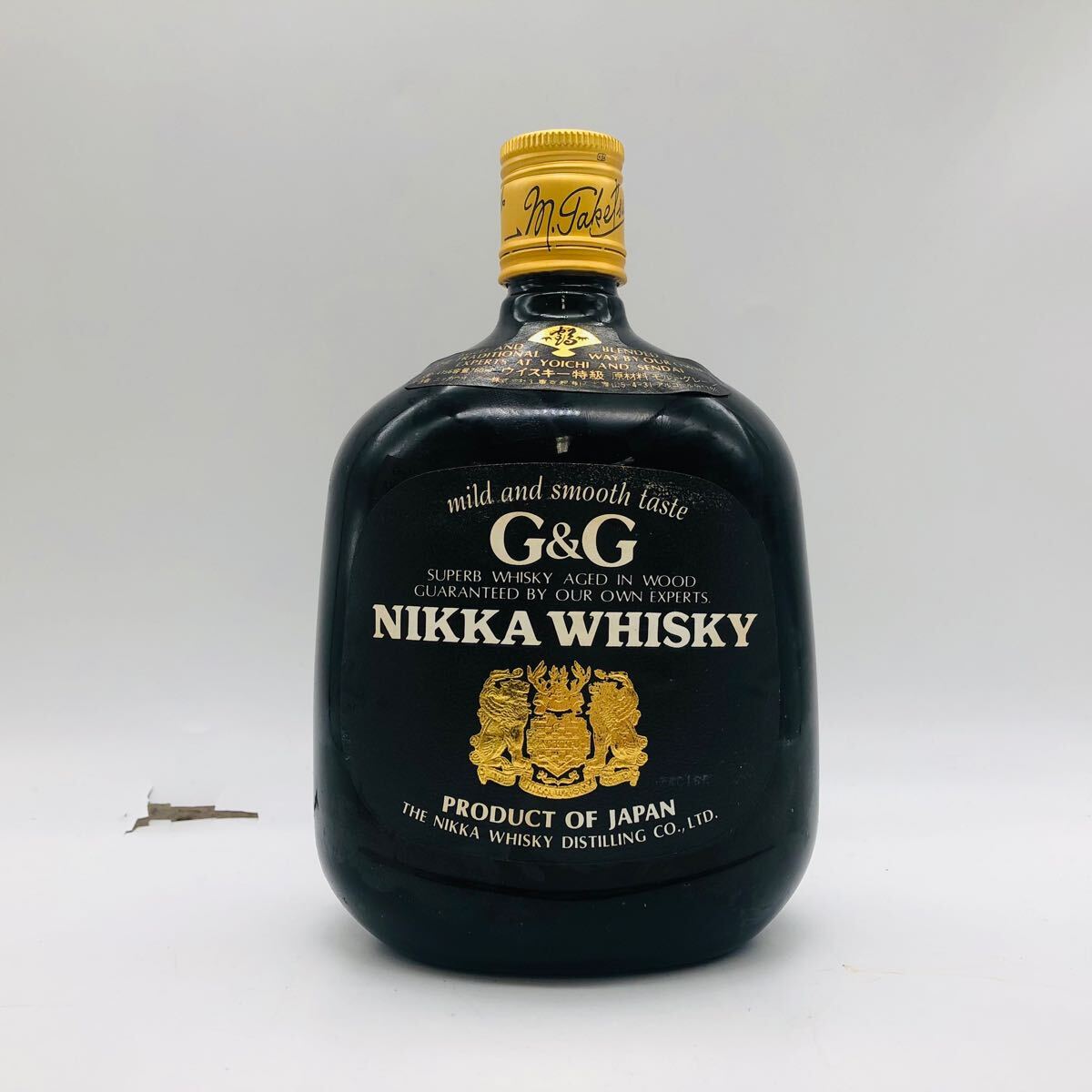 東京都限定発送【未開栓】NIKKA ニッカ ウィスキー G&G 黒ボトル 黒