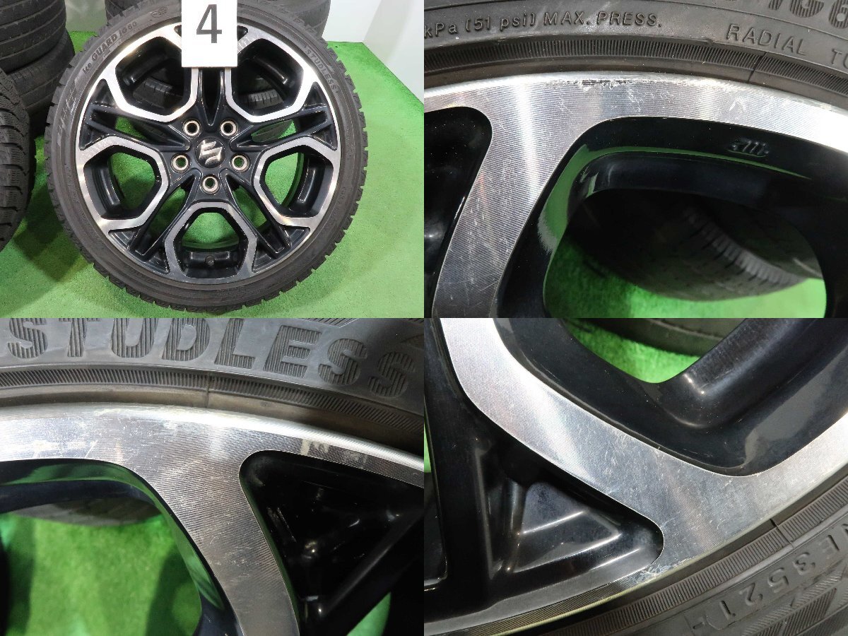 4本 スズキ スイフトスポーツ ZC33S 純正 17インチ 6.5J ＋50 5H 114.3