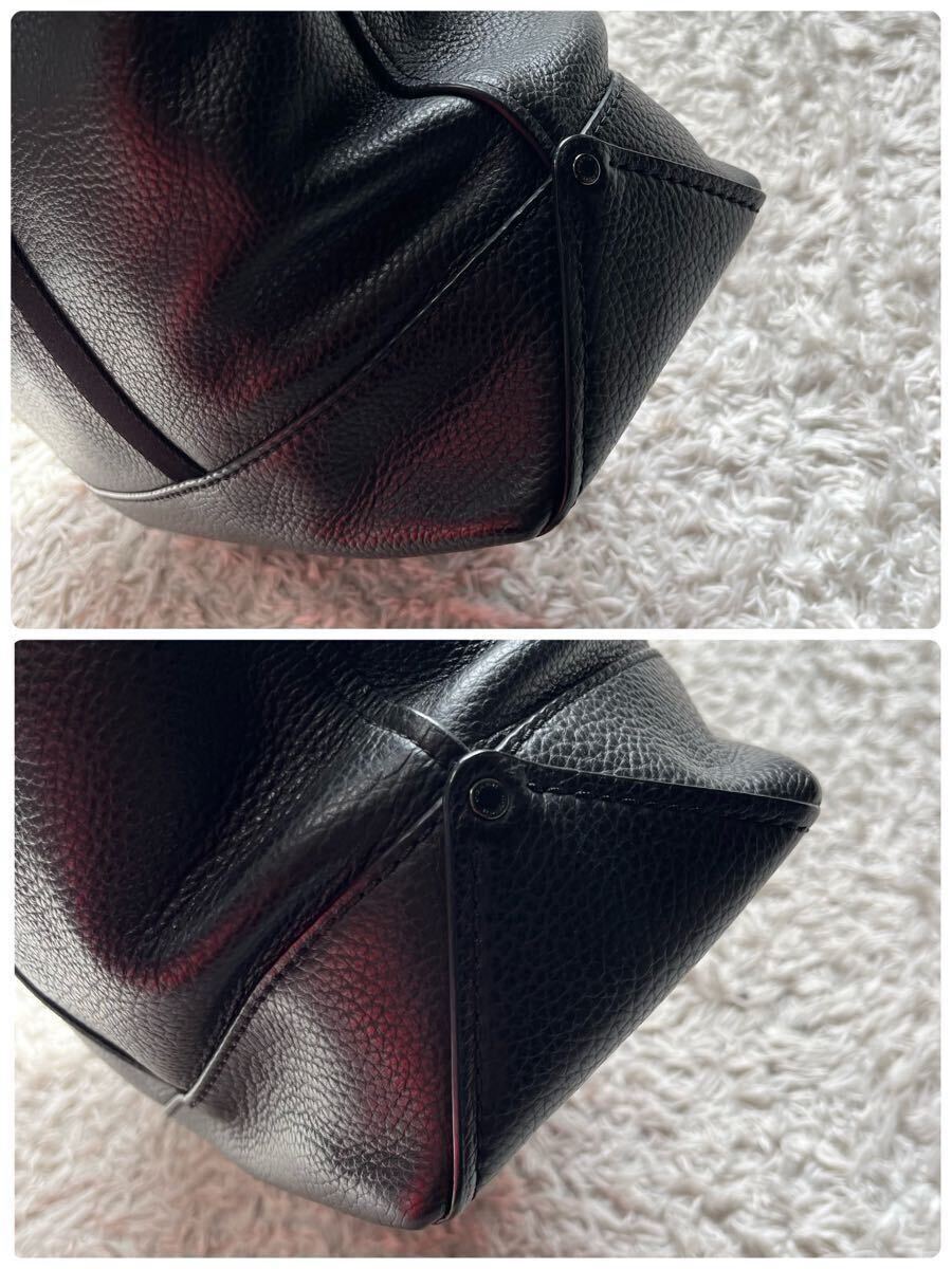 状態良!! A4可 COACH コーチ ビジネス トートバッグ メンズ レザー